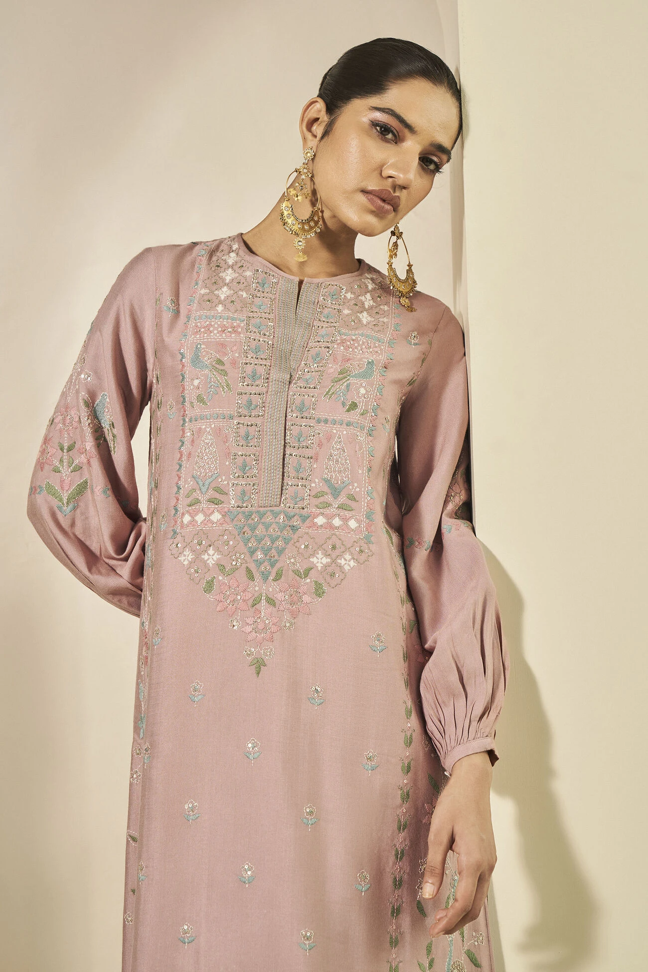 Cyrene Kaftan - Old Rose 3 Cyrene Kaftan - Old Rose - Image 3