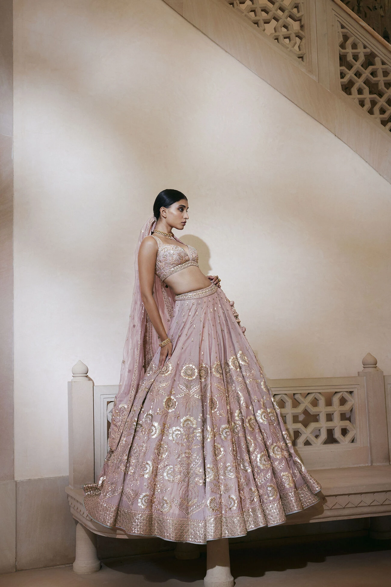 Sitara Lehenga - Blush 1 Sitara Lehenga - Blush