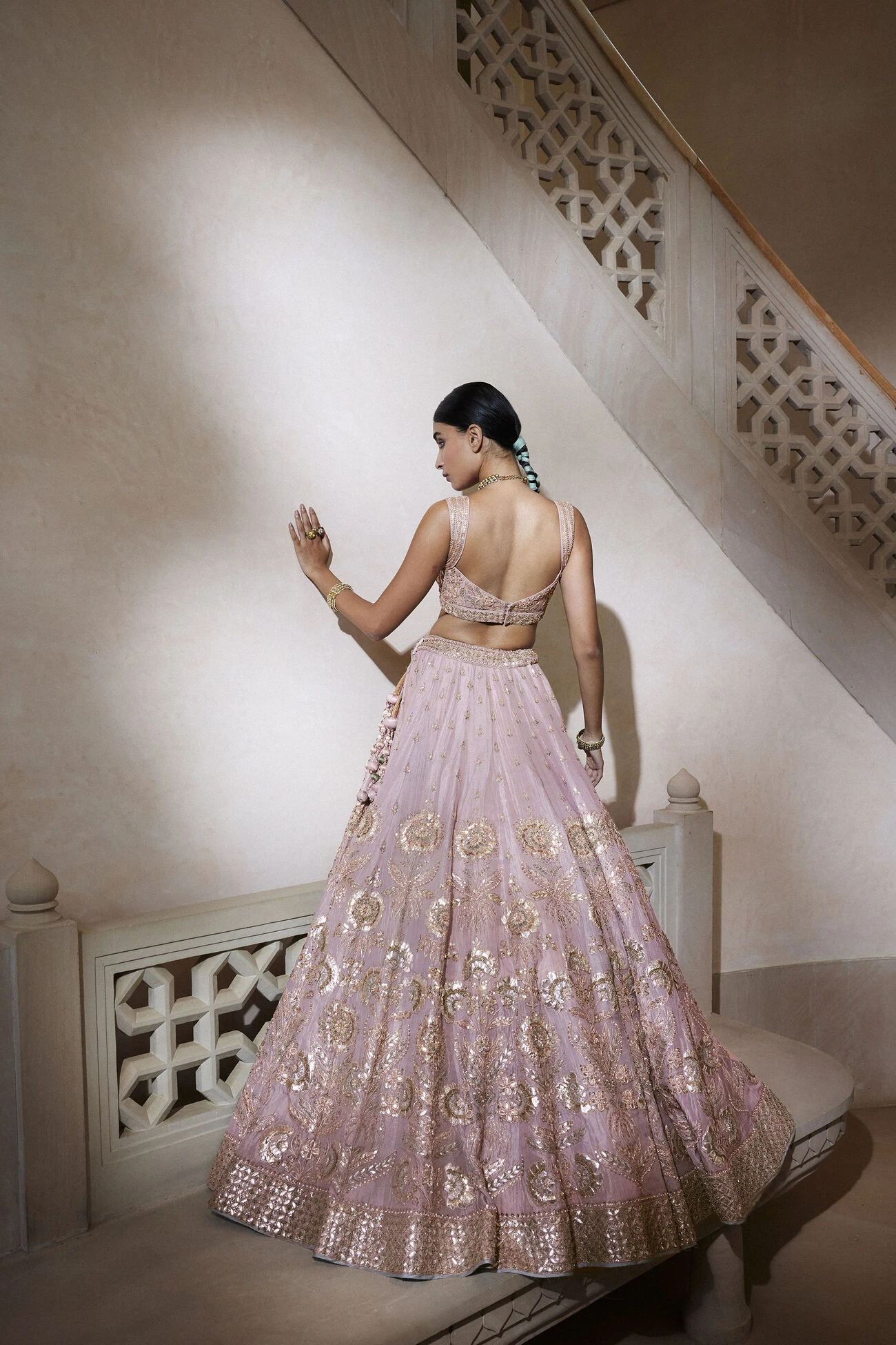 Sitara Lehenga - Blush 2 Sitara Lehenga - Blush - Image 2