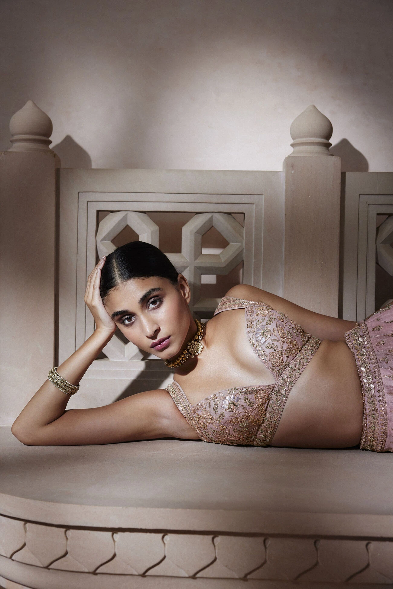 Sitara Lehenga - Blush 6 Sitara Lehenga - Blush - Image 6