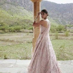 Aavya Lehenga - Blush -Abhinaya shop F23R440MTO BLSH 6