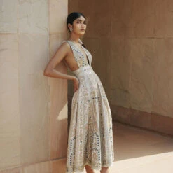 Mihika Dress - Ivory