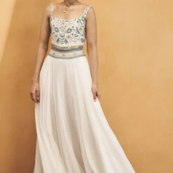 Whisper Of The Woods Skirt Set - Cream