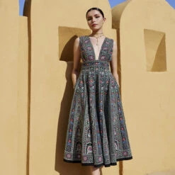 Moonlit Melody Dress - Black