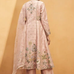 Gulbahar Pichhwai Suit Set - Blush -Abhinaya shop F23R553 Blush 2
