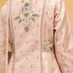 Gulbahar Pichhwai Suit Set - Blush -Abhinaya shop F23R553​ Blush 4