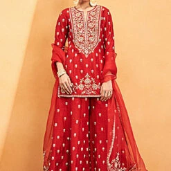 Sahba Suit Set - Red