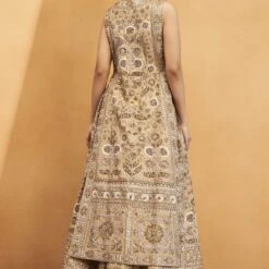 Serenade Of The Woods Lehenga - Gold -Abhinaya shop F23R597MTO GOLD 2