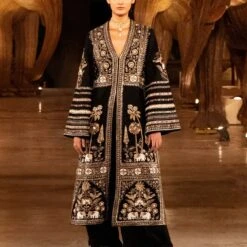 From The Wilderness Kurta Set - Black