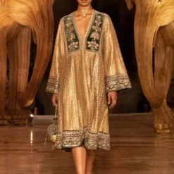 Heart Of The Forest Dress - Gold