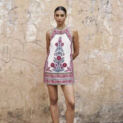 Flowers Of The Forest Dress - Cream