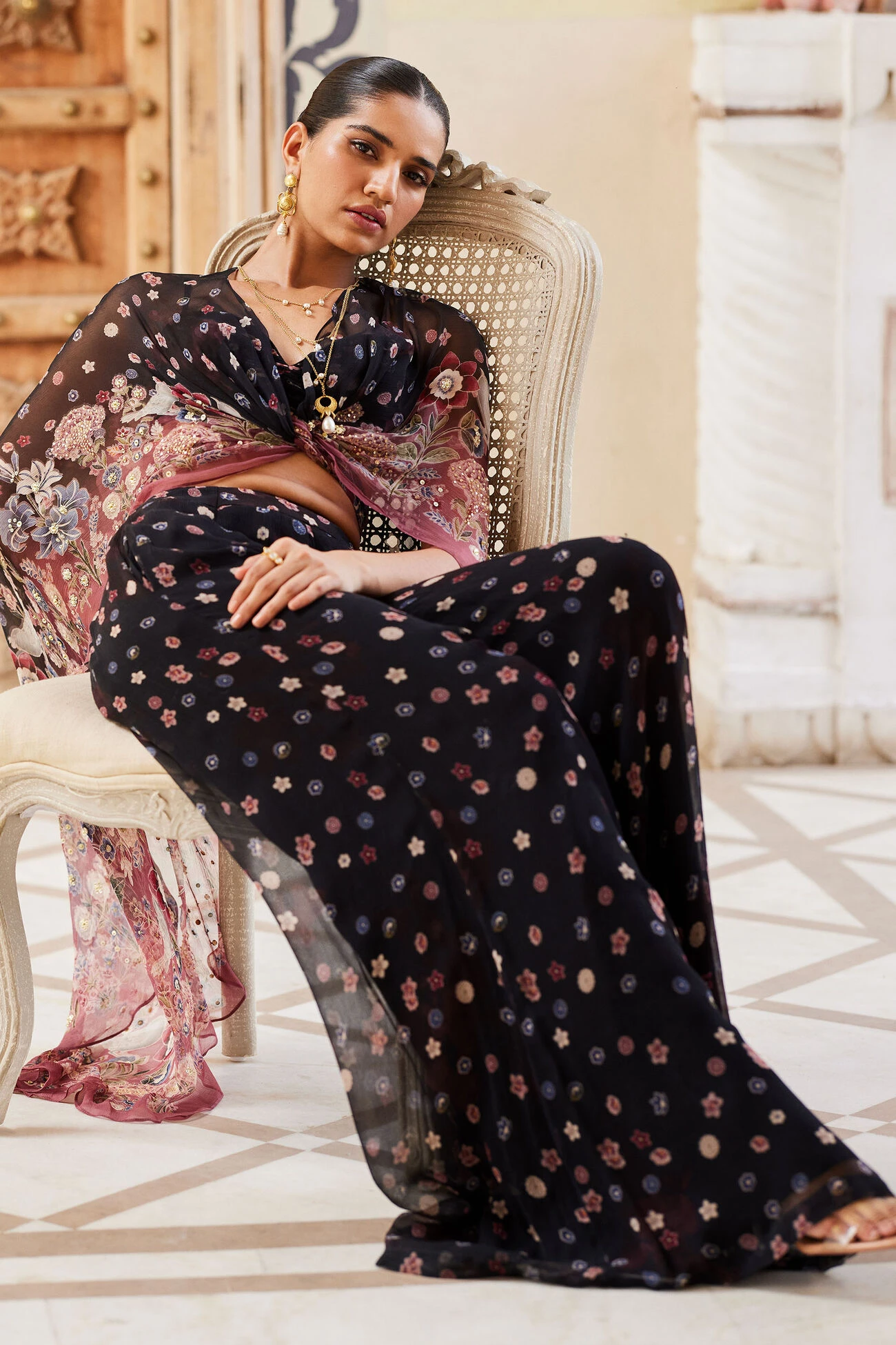 Nazaha Pant Set - Black 4 Nazaha Pant Set - Black - Image 4