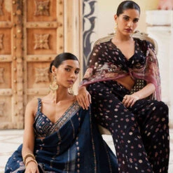 Nazaha Pant Set - Black 16 Nazaha Pant Set - Black -Abhinaya shop F23RS157A Black 8