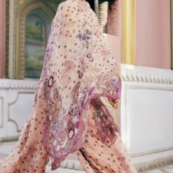 Nazaha Pant Set - Peach -Abhinaya shop F23RS157B Peach 6