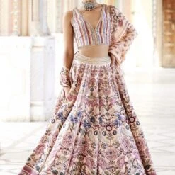 Madoon Lehenga - Peach