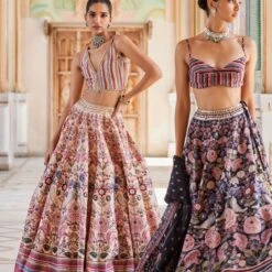 Madoon Lehenga - Peach -Abhinaya shop F23RS157 Peach 5