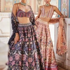 Madoon Lehenga - Peach -Abhinaya shop F23RS157 Peach 6