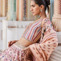 Madoon Lehenga - Peach -Abhinaya shop F23RS157 Peach 7