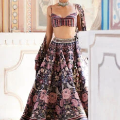 Shimaz Lehenga - Black