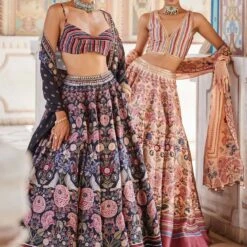 Shimaz Lehenga - Black 12 Shimaz Lehenga - Black -Abhinaya shop F23RS163 Black 5