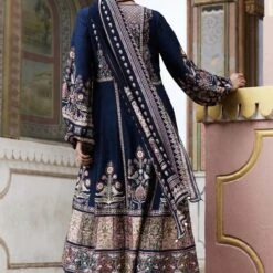 Avizeh Suit Set - Blue -Abhinaya shop F23RS174 Blue 3