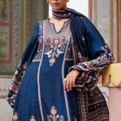 Avizeh Suit Set - Blue -Abhinaya shop F23RS174 Blue 6