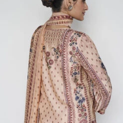 Elnaz Suit Set - Peach 10 Elnaz Suit Set - Peach -Abhinaya shop F23RS201 Peach 5