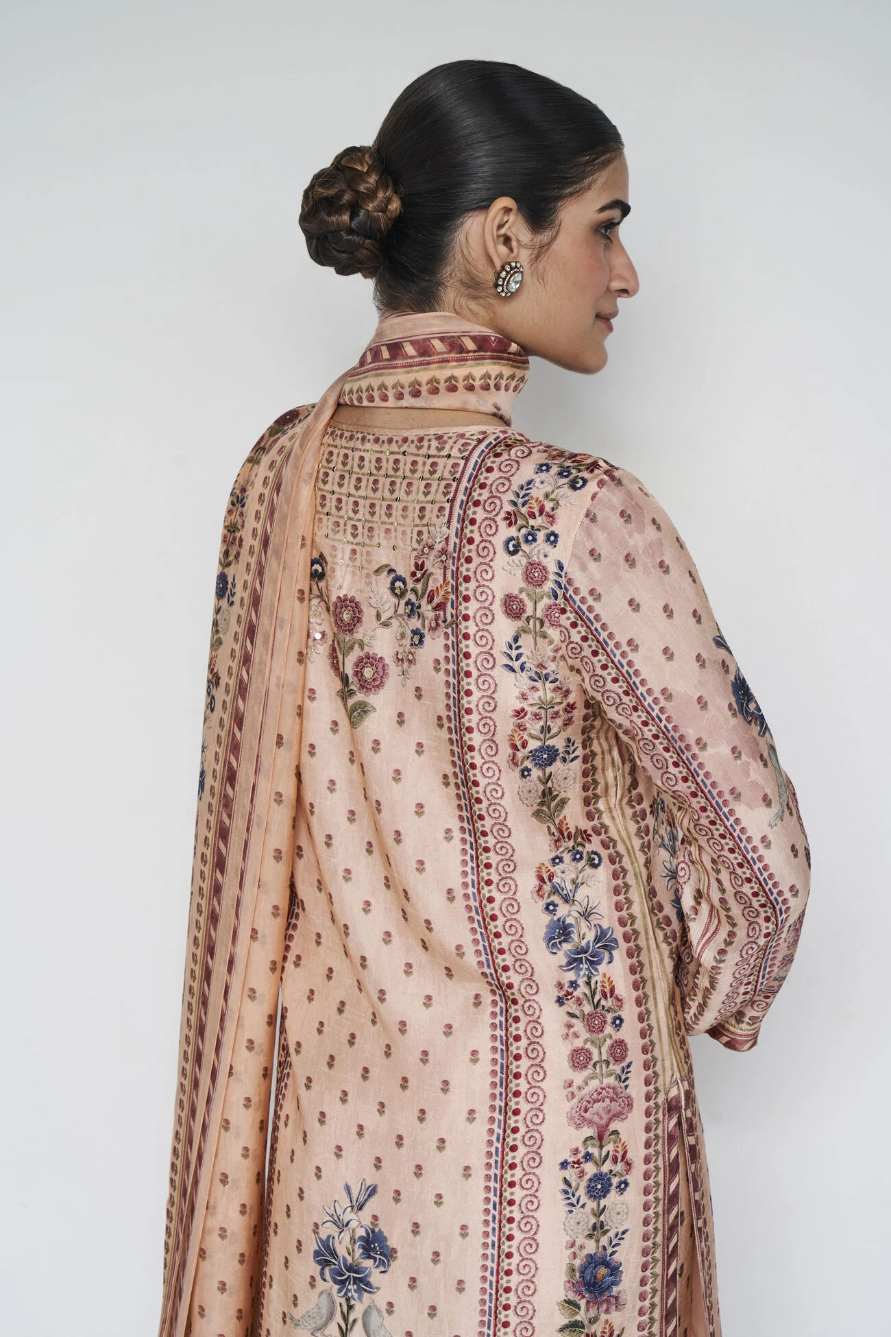 Elnaz Suit Set - Peach 5 Elnaz Suit Set - Peach - Image 5