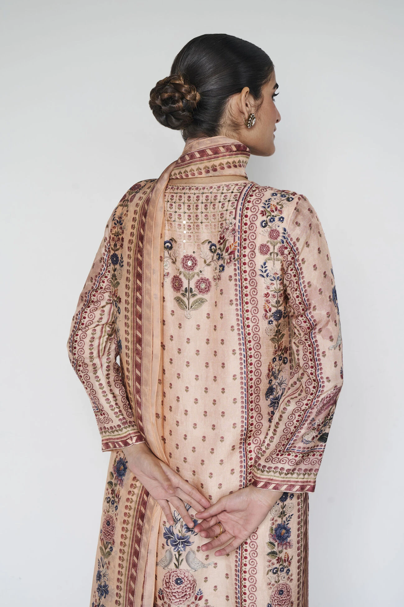 Elnaz Suit Set - Peach 6 Elnaz Suit Set - Peach - Image 6