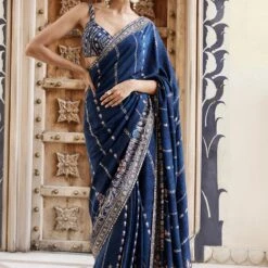 Nuris Saree - Blue