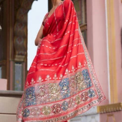 Nuris Saree - Red