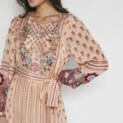 Isbah Tunic - Peach -Abhinaya shop F23RS537 Peach 6