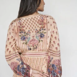 Isbah Tunic - Peach -Abhinaya shop F23RS537 Peach 7