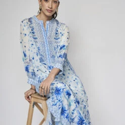 Mranal Kurta Set - White 10 Mranal Kurta Set - White -Abhinaya shop F23RS541 White 4