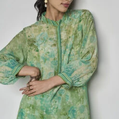 Harlow Kurta Set - Sage -Abhinaya shop F23RS542 Sage 6