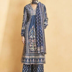 Mahdis Suit Set - Blue