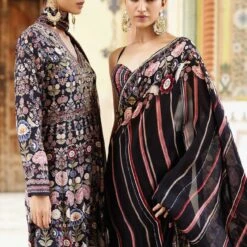 Izana Suit Set - Black 16 Izana Suit Set - Black -Abhinaya shop F23RS548A Black 8