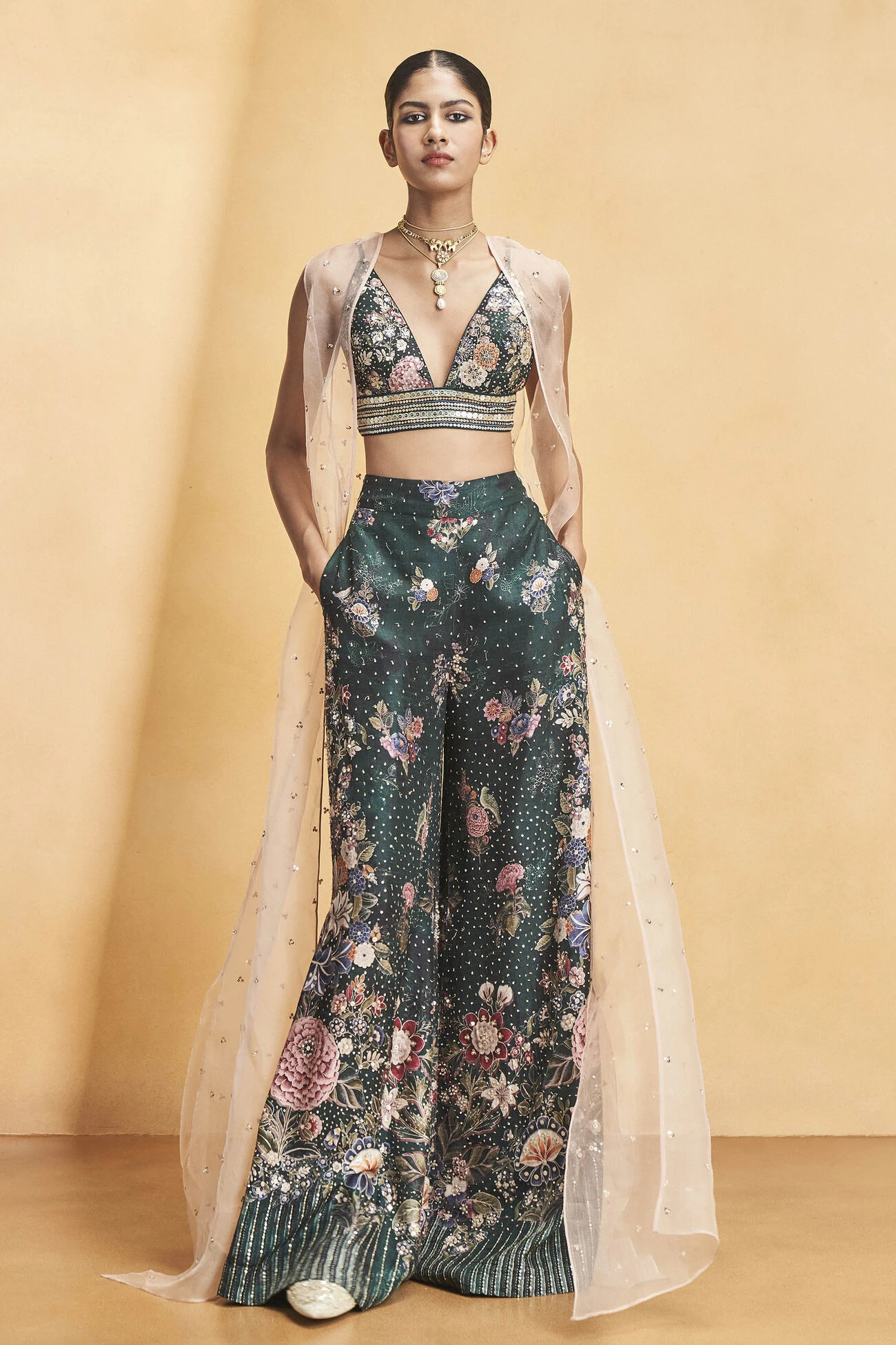 Gleam Of The Forest Cape - Blush 1 Gleam Of The Forest Cape - Blush