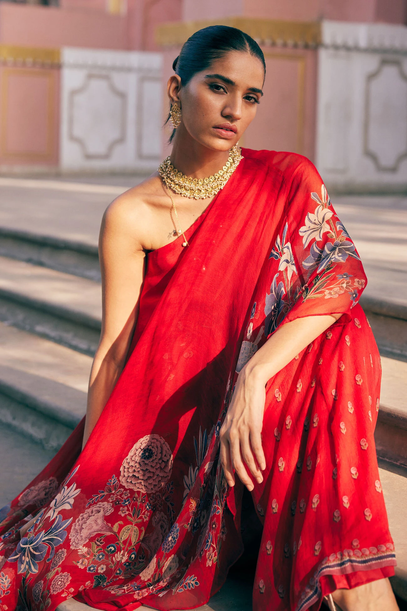 Elaheh Pant Set - Red 7 Elaheh Pant Set - Red - Image 7