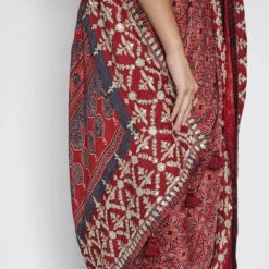 Bhoomija Saree - Red -Abhinaya shop F23S3 Red 8