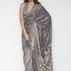 Ranjeeta Saree - Grey
