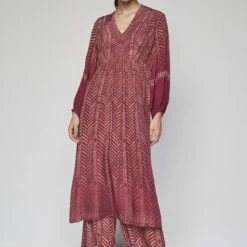 Claret Coord Set - Wine