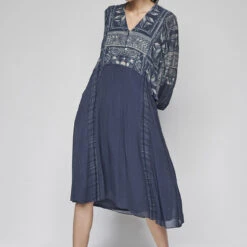 Demna Dress - Blue -Abhinaya shop F23SP17 Blue 4