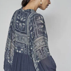 Demna Dress - Blue -Abhinaya shop F23SP17 Blue 6