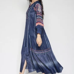 Rimel Dress - Blue -Abhinaya shop F23SP30 Blue 4