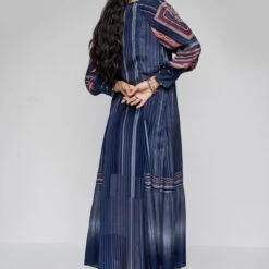 Rimel Dress - Blue -Abhinaya shop F23SP30 Blue 6