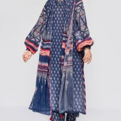 Aiza Suit Set - Blue -Abhinaya shop F23SP3 BLUE 4