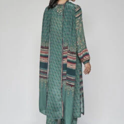 Aiza Suit Set - Green -Abhinaya shop F23SP3 Green 3