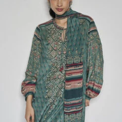 Aiza Suit Set - Green -Abhinaya shop F23SP3 Green 4