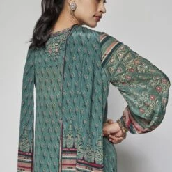 Aiza Suit Set - Green -Abhinaya shop F23SP3 Green 5